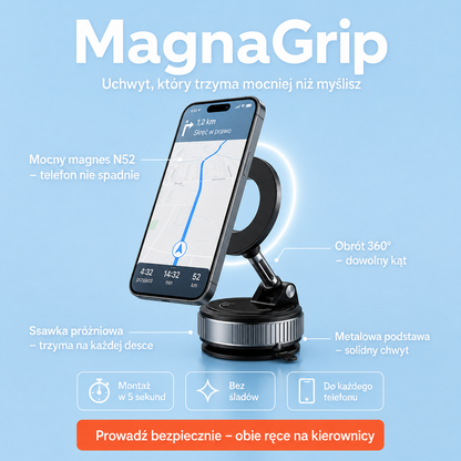 MagnaGrip Uchwyt Samochodowy na Telefon