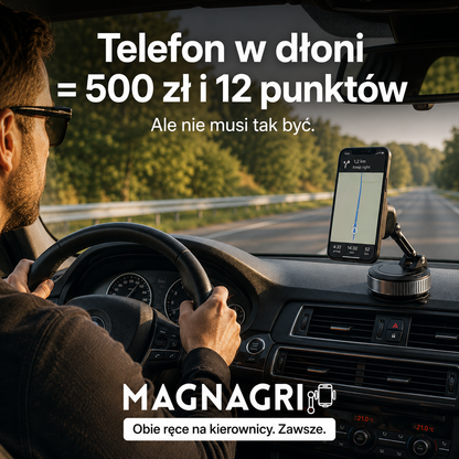 MagnaGrip Uchwyt Samochodowy na Telefon